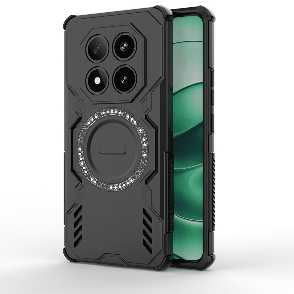 Husă Techsuit pentru Redmi Note 14 Pro 4G, neagră