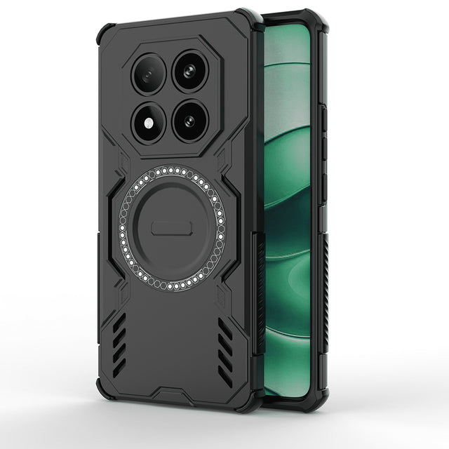 Husă Techsuit pentru Redmi Note 14 Pro 4G, neagră