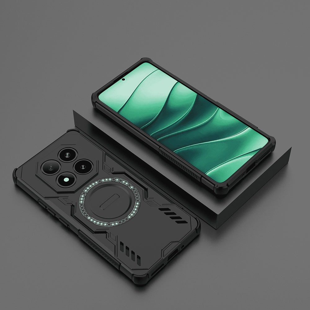 Husă Techsuit pentru Redmi Note 14 Pro 4G, neagră