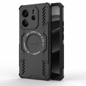 Husa de protectie Techsuit ArmorMag compatibil cu Xiaomi Redmi Note 14 4G (Regional), Negru