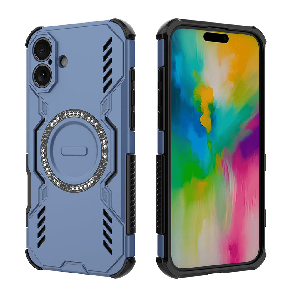 Husa de protectie Techsuit ArmorMag compatibil cu iPhone 16 Plus, Albastru