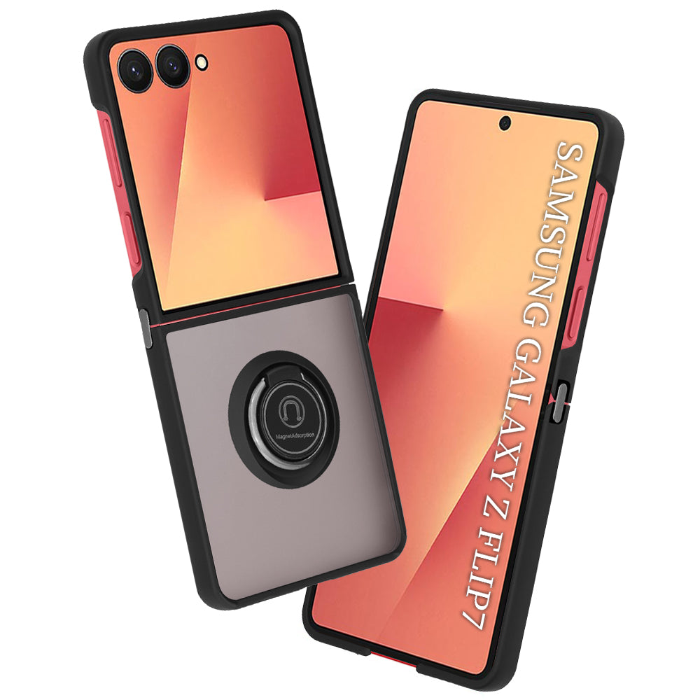 Husa de protectie Techsuit Glinth compatibil cu Samsung Galaxy Z Flip7, Negru