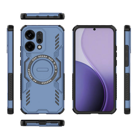 Husa de protectie Techsuit ArmorMag compatibil cu Oppo Reno14, Albastru
