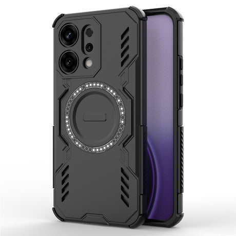 Husă Techsuit pentru Oppo Reno14, neagră