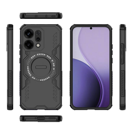 Husă Techsuit pentru Oppo Reno14, neagră