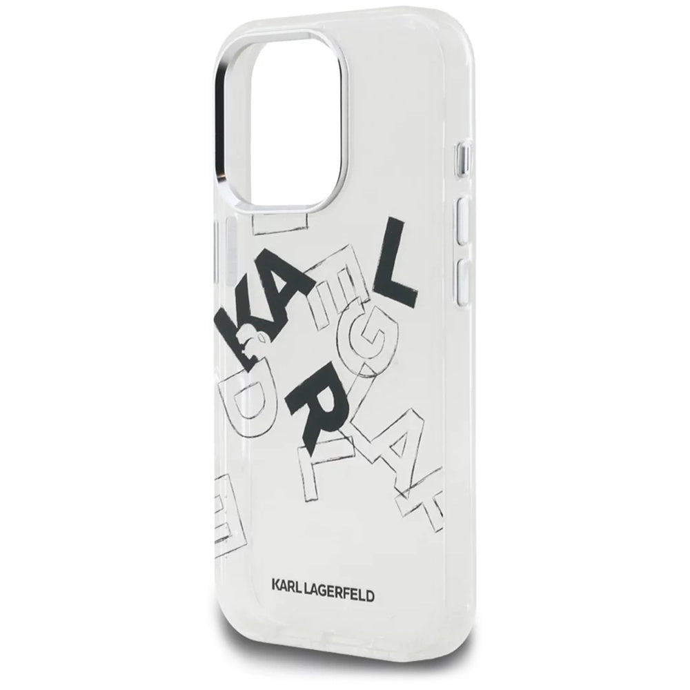 Husa de protectie Karl Lagerfeld compatibil cu iPhone 16 Pro, Transparent