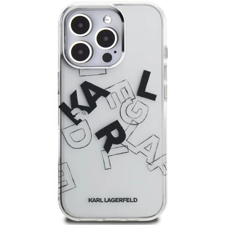 Husa de protectie Karl Lagerfeld compatibil cu iPhone 16 Pro, Transparent