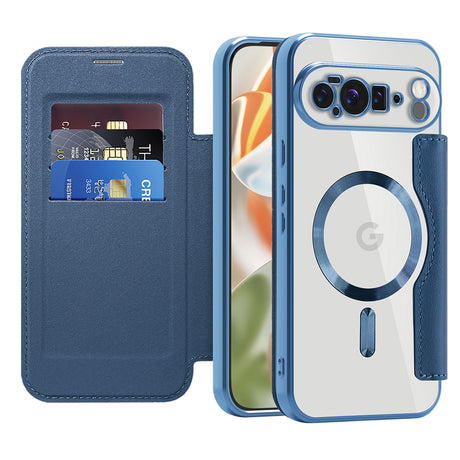 Husa de protectie Techsuit SmartMag Book compatibil cu Google Pixel 10 Pro XL, Albastru