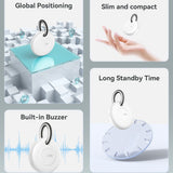 Gadget Yesido Smart Tracker (EC14), Works with "Apple Find My", 240mAh, Long Battery Life, MFi Certified, Alb