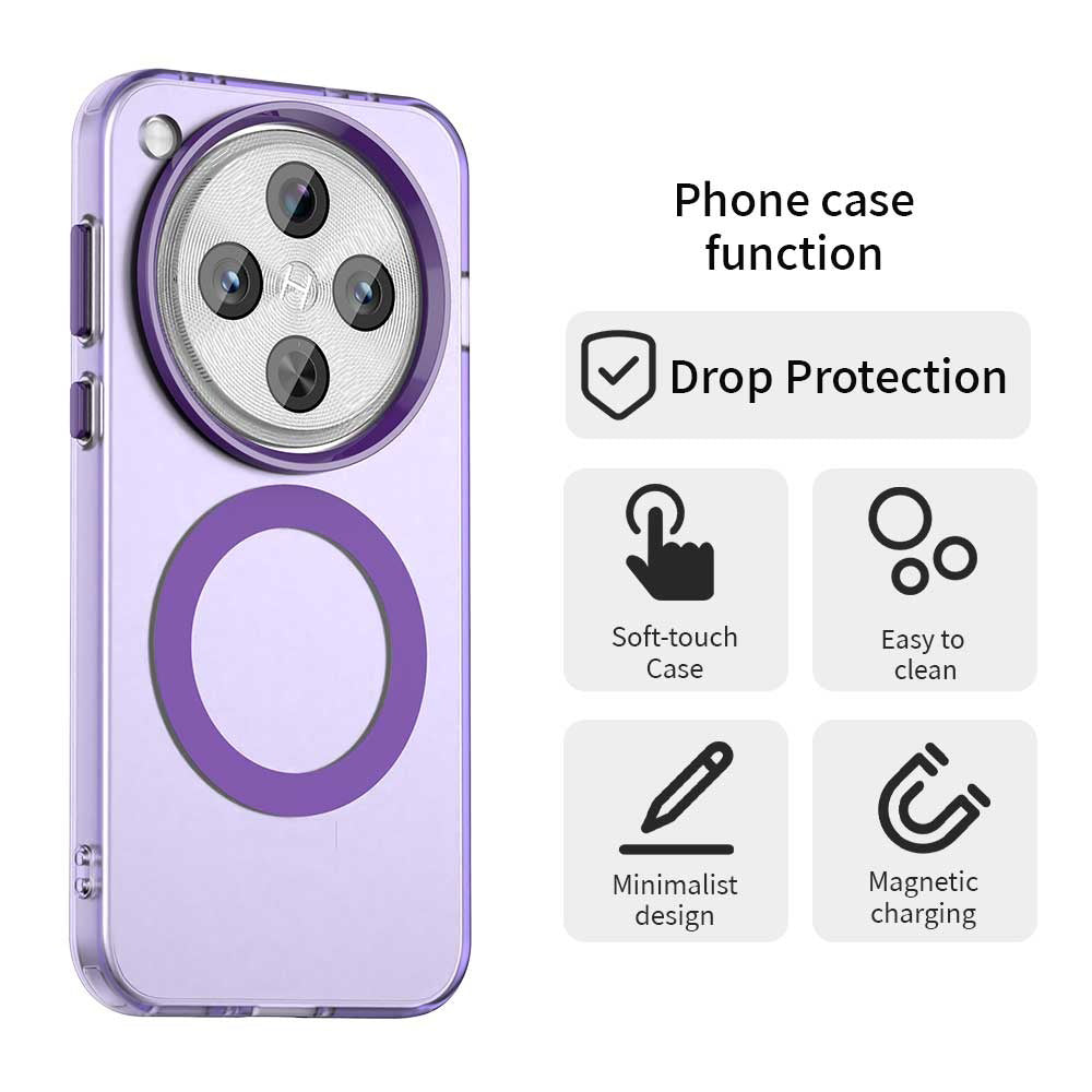 Husa de protectie Techsuit CandyCase MagSafe compatibil cu Oppo Find X8 Pro, Mov