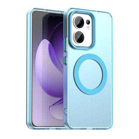 Husa de protectie Techsuit CandyCase MagSafe compatibil cu Oppo Reno13 F 4G / Reno13 F 5G / Reno13 FS 5G, Albastru