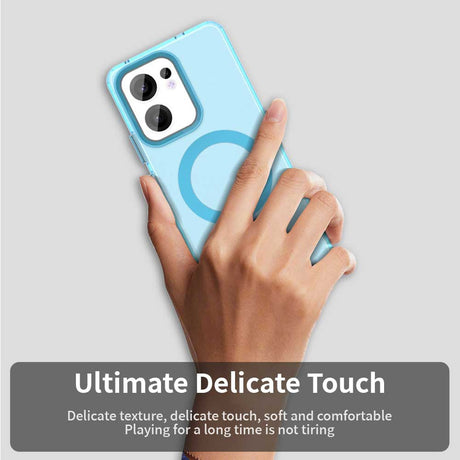 Husa de protectie Techsuit CandyCase MagSafe compatibil cu Oppo Reno13 F 4G / Reno13 F 5G / Reno13 FS 5G, Albastru