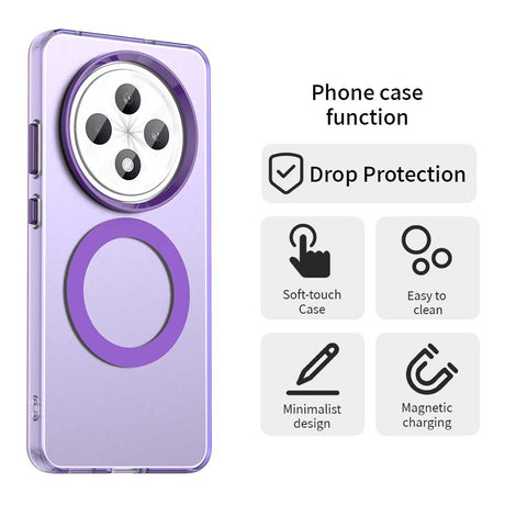 Husa de protectie Techsuit CandyCase MagSafe compatibil cu Oppo Reno12 F 4G / Reno12 F 5G / Reno12 FS 4G / Reno12 FS 5G, Mov