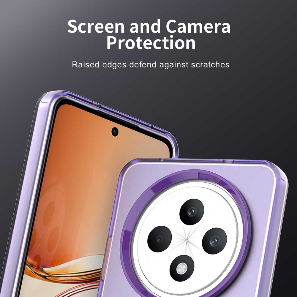 Husa de protectie Techsuit CandyCase MagSafe compatibil cu Oppo Reno12 F 4G / Reno12 F 5G / Reno12 FS 4G / Reno12 FS 5G, Mov