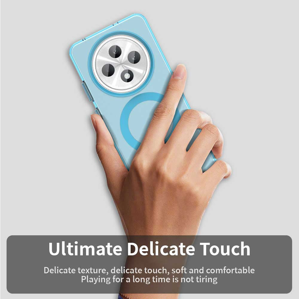 Husa de protectie Techsuit CandyCase MagSafe compatibil cu Oppo Reno12 F 4G / Reno12 F 5G / Reno12 FS 4G / Reno12 FS 5G, Albastru
