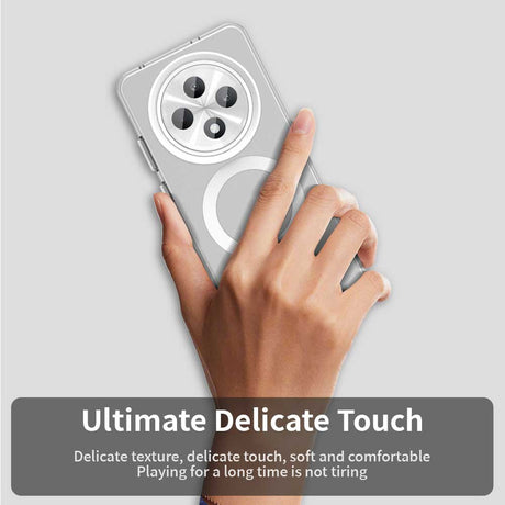 Husa de protectie Techsuit CandyCase MagSafe compatibil cu Oppo Reno12 F 4G / Reno12 F 5G / Reno12 FS 4G / Reno12 FS 5G, Alb