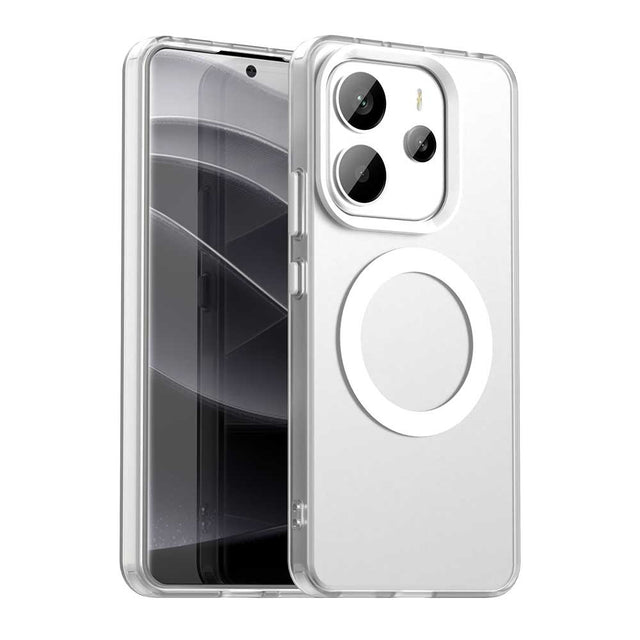 Husa de protectie Techsuit CandyCase MagSafe compatibil cu Xiaomi Redmi Note 14 4G (Standard), Alb