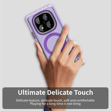 Husa de protectie Techsuit CandyCase MagSafe compatibil cu Xiaomi Redmi Note 14 Pro 4G, Mov