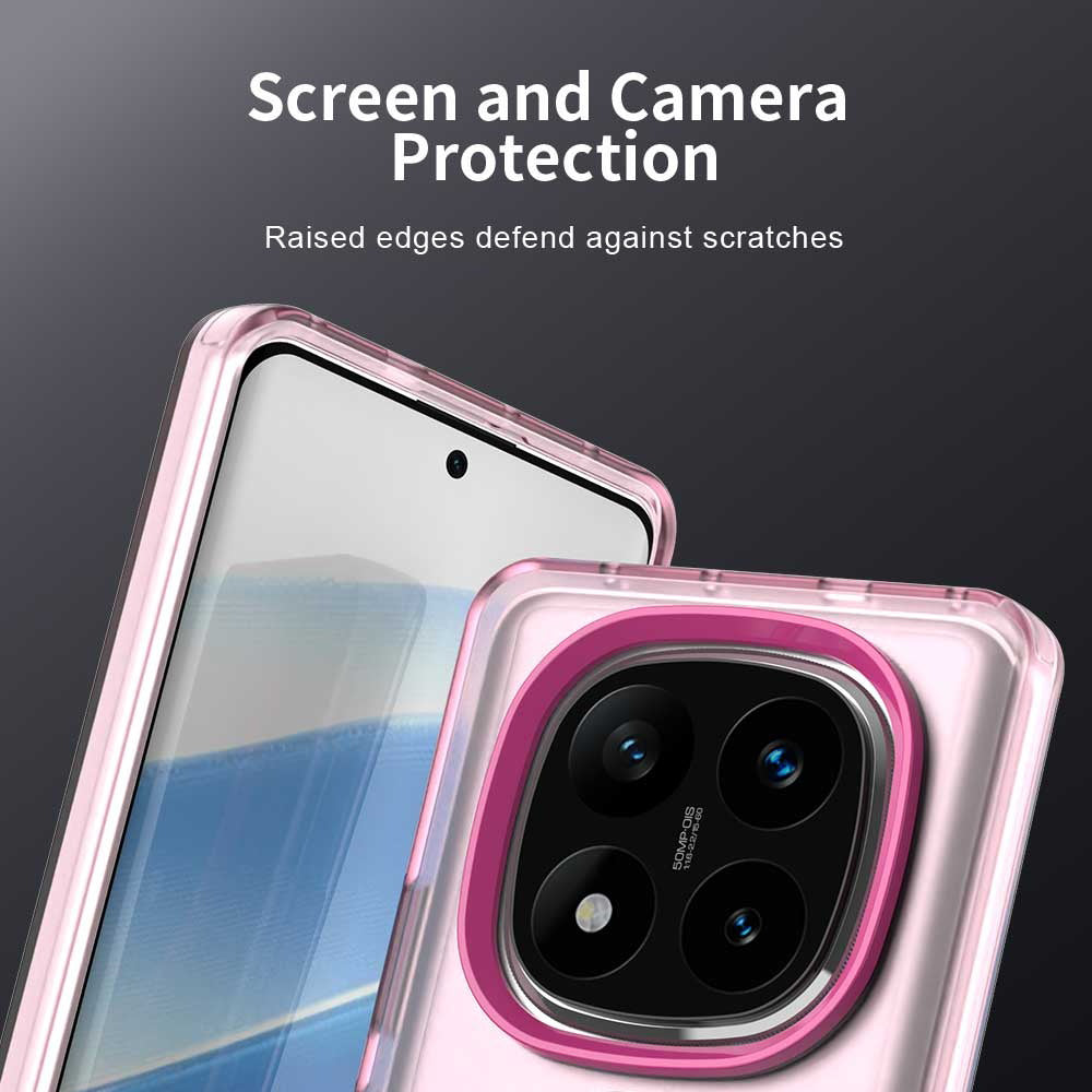 Husa de protectie Techsuit CandyCase MagSafe compatibil cu Xiaomi Redmi Note 14 Pro 4G, Roz