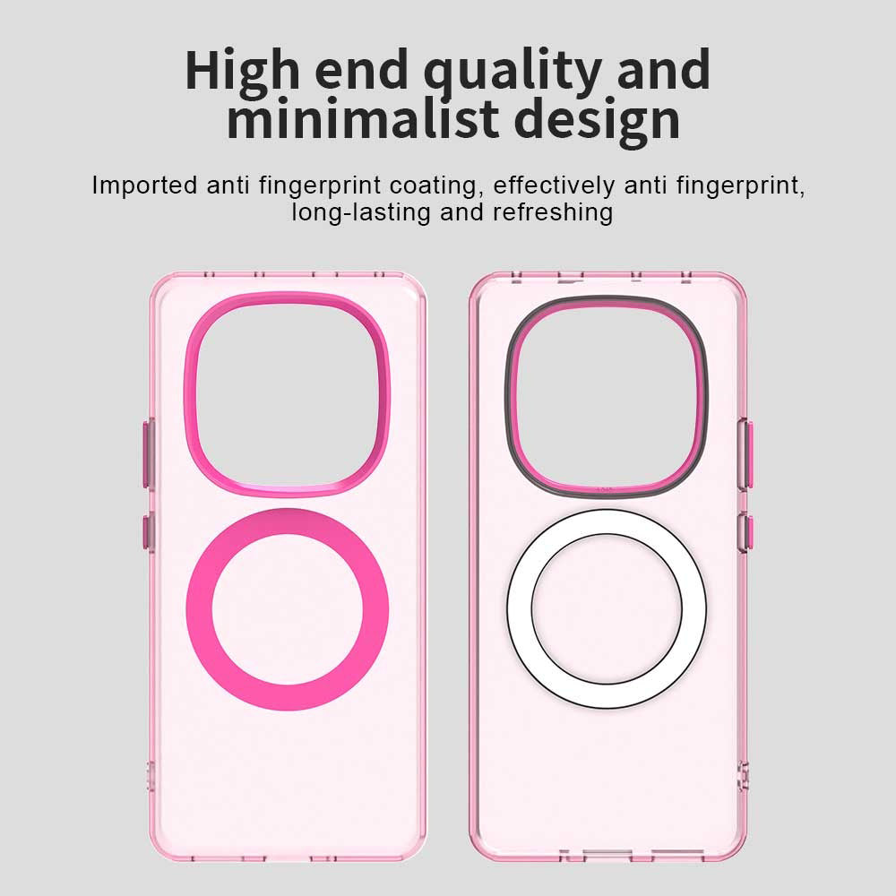 Husa de protectie Techsuit CandyCase MagSafe compatibil cu Xiaomi Redmi Note 14 Pro 4G, Roz
