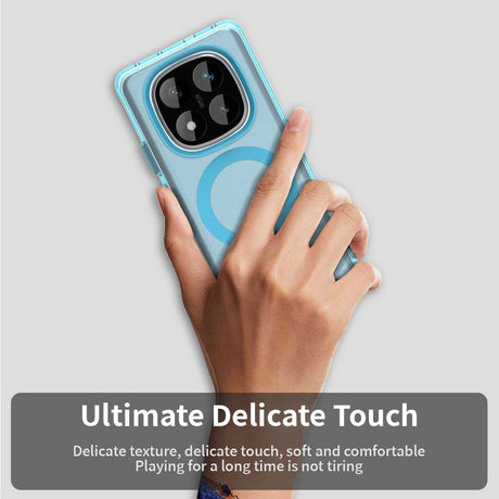 Husa de protectie Techsuit CandyCase MagSafe compatibil cu Xiaomi Redmi Note 14 Pro 5G / Poco X7, Albastru