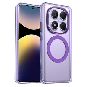 Husa de protectie Techsuit CandyCase MagSafe compatibil cu Xiaomi Redmi Note 14 Pro 4G, Mov