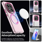 Husa de protectie Techsuit CandyCase MagSafe compatibil cu Xiaomi Redmi Note 14 Pro+ 5G, Roz
