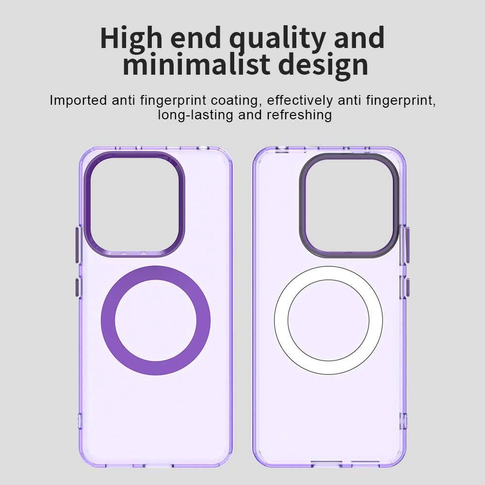 Husa de protectie Techsuit CandyCase MagSafe compatibil cu Xiaomi Redmi Note 14 5G, Mov