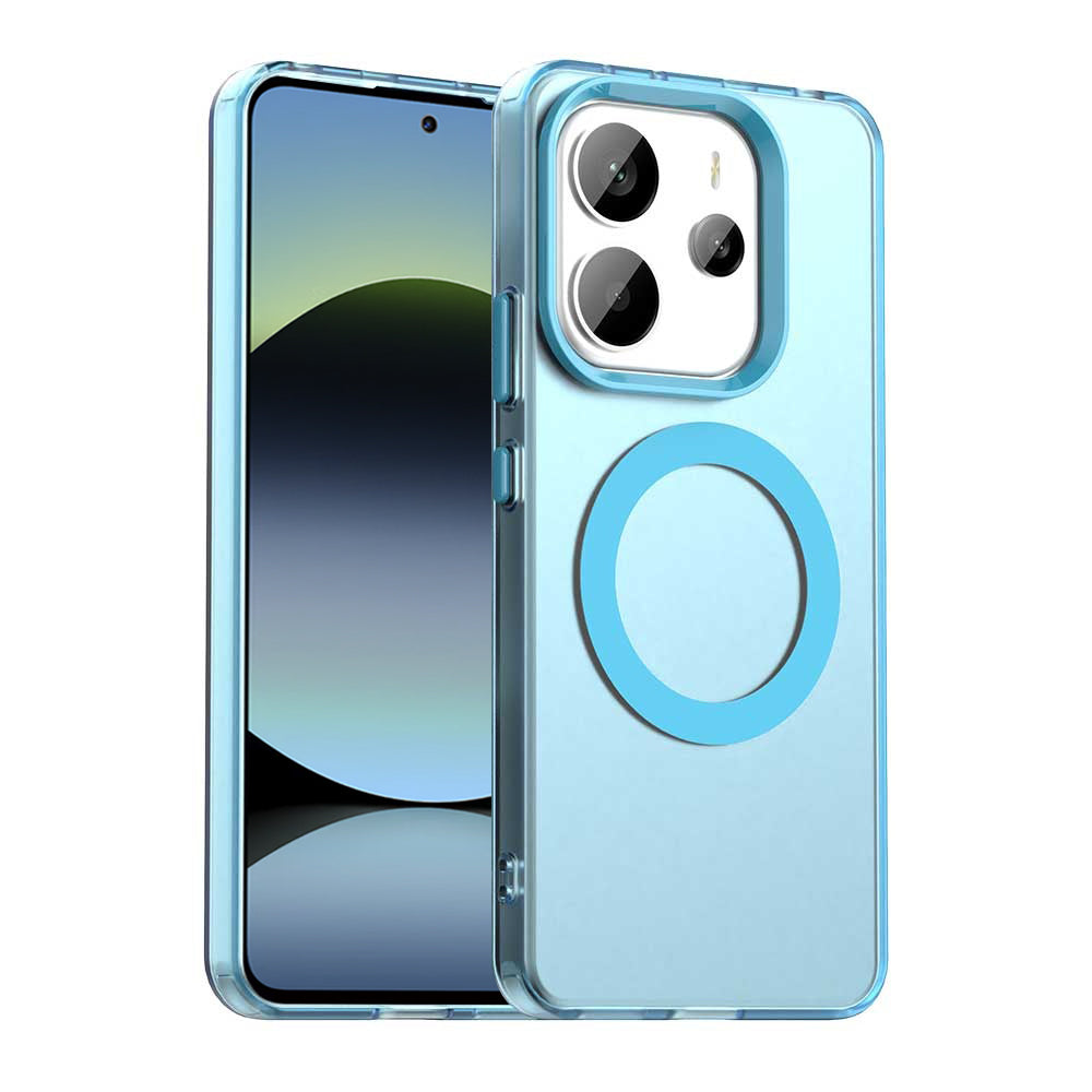 Husa de protectie Techsuit CandyCase MagSafe compatibil cu Xiaomi Redmi Note 14 5G, Albastru