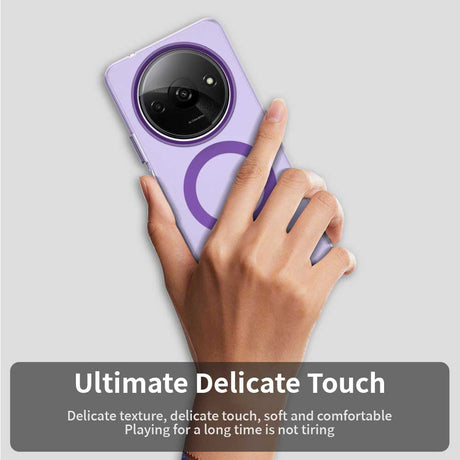 Husa de protectie Techsuit CandyCase MagSafe compatibil cu Xiaomi Redmi A3 / Redmi A3x, Mov