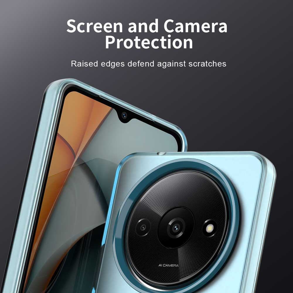 Husa de protectie Techsuit CandyCase MagSafe compatibil cu Xiaomi Redmi A3 / Redmi A3x, Albastru