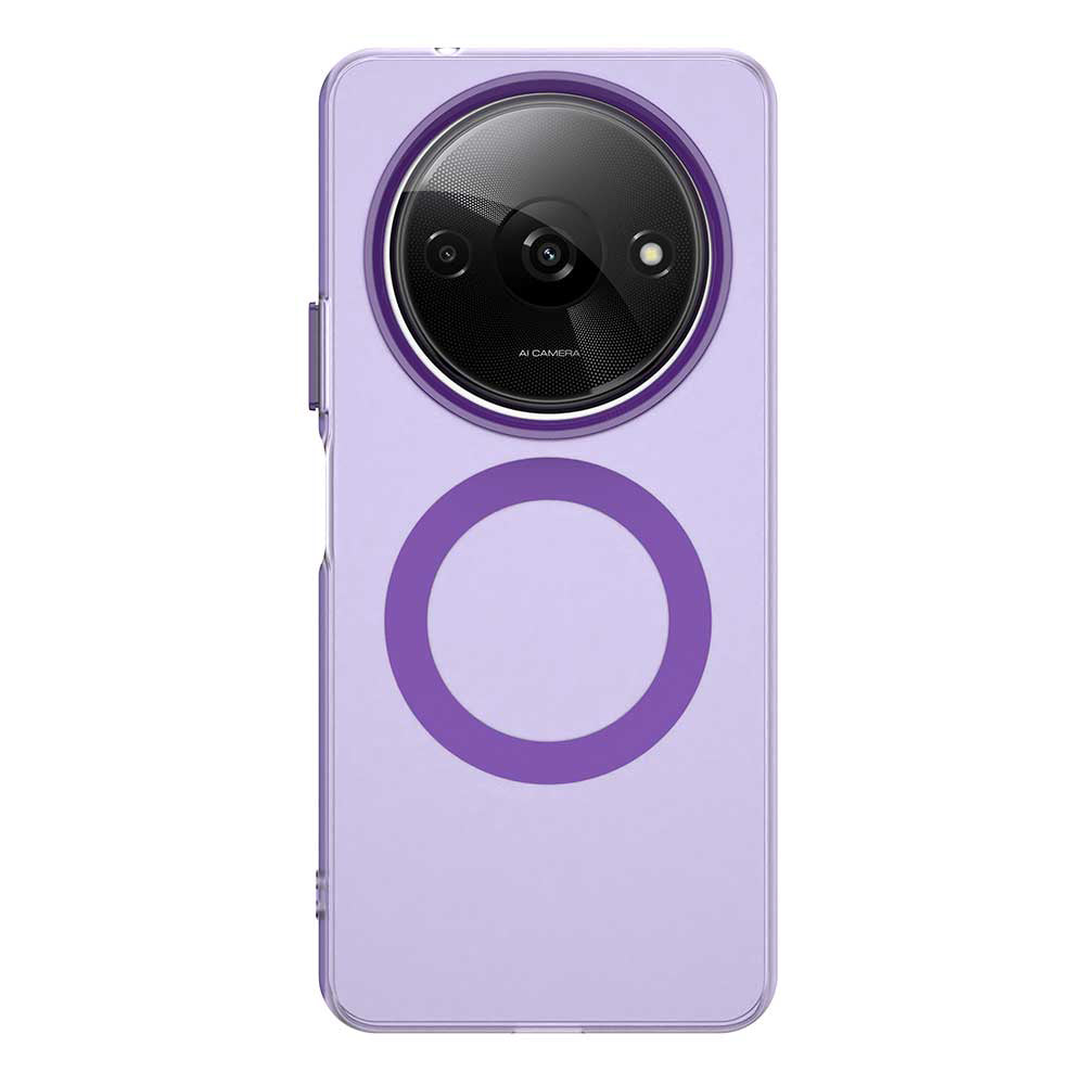 Husa de protectie Techsuit CandyCase MagSafe compatibil cu Xiaomi Redmi A3 / Redmi A3x, Mov