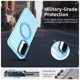 Husa de protectie Techsuit CandyCase MagSafe compatibil cu Samsung Galaxy A17 5G / A17 4G / M17 / F17, Albastru