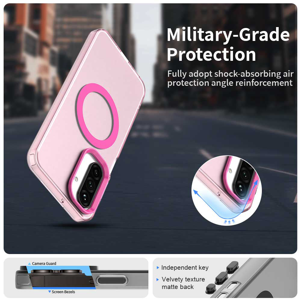 Husa de protectie Techsuit CandyCase MagSafe compatibil cu Samsung Galaxy A17 5G / A17 4G / M17 / F17, Roz