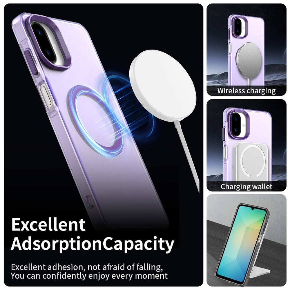 Husa de protectie Techsuit CandyCase MagSafe compatibil cu Samsung Galaxy A07 4G, Mov
