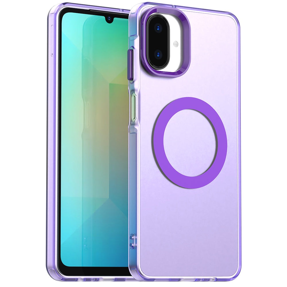 Husa de protectie Techsuit CandyCase MagSafe compatibil cu Samsung Galaxy A07 4G, Mov