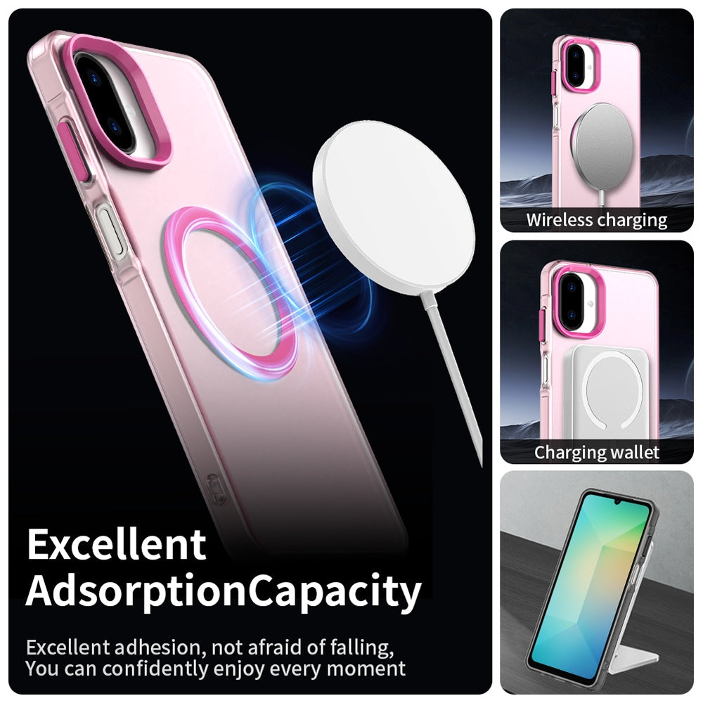 Husa de protectie Techsuit CandyCase MagSafe compatibil cu Samsung Galaxy A07 4G, Roz
