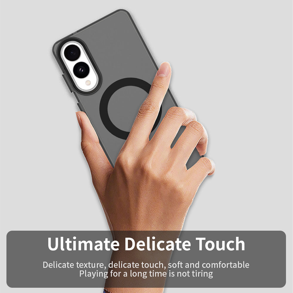 Husa de protectie Techsuit CandyCase MagSafe compatibil cu Samsung Galaxy S25 Edge, Negru
