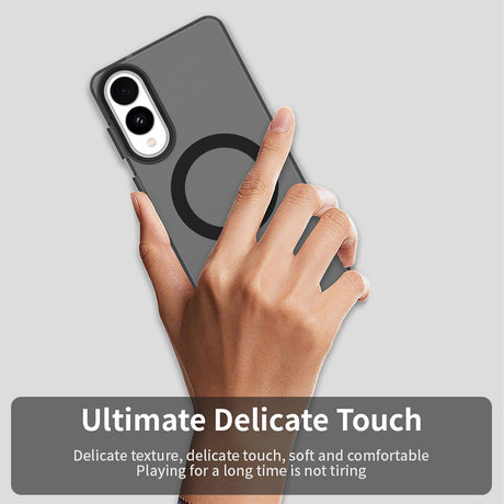 Husa de protectie Techsuit CandyCase MagSafe compatibil cu Samsung Galaxy S25 Edge, Negru