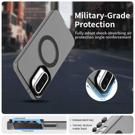 Husa de protectie Techsuit CandyCase MagSafe compatibil cu Samsung Galaxy A36 5G, Negru