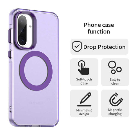 Husa de protectie Techsuit CandyCase MagSafe compatibil cu Samsung Galaxy A56 5G, Mov