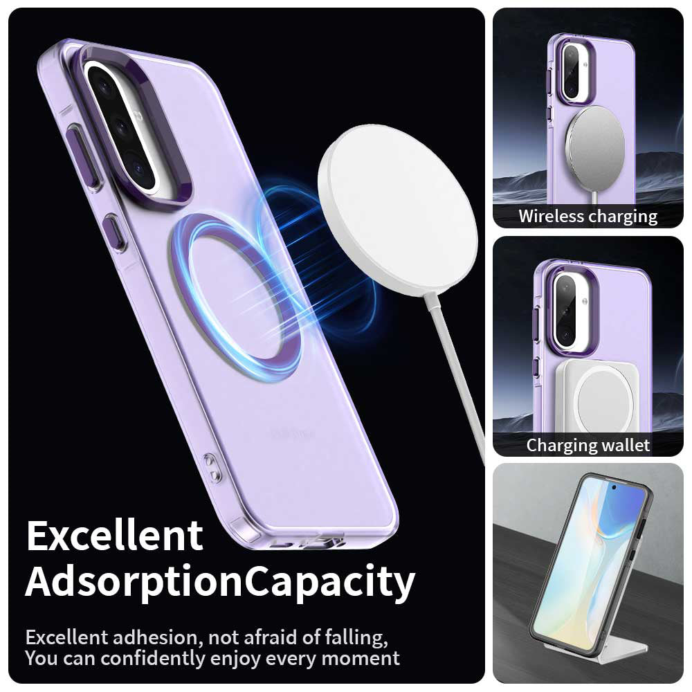 Husa de protectie Techsuit CandyCase MagSafe compatibil cu Samsung Galaxy A56 5G, Mov