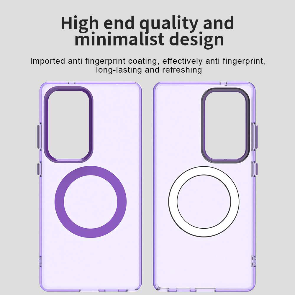 Husa de protectie Techsuit CandyCase MagSafe compatibil cu Samsung Galaxy S25 Ultra, Mov