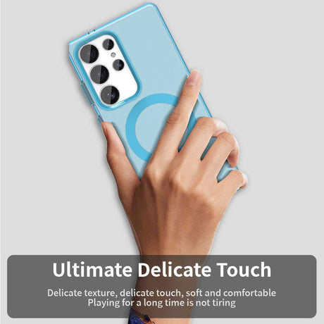 Husa de protectie Techsuit CandyCase MagSafe compatibil cu Samsung Galaxy S25 Ultra, Albastru