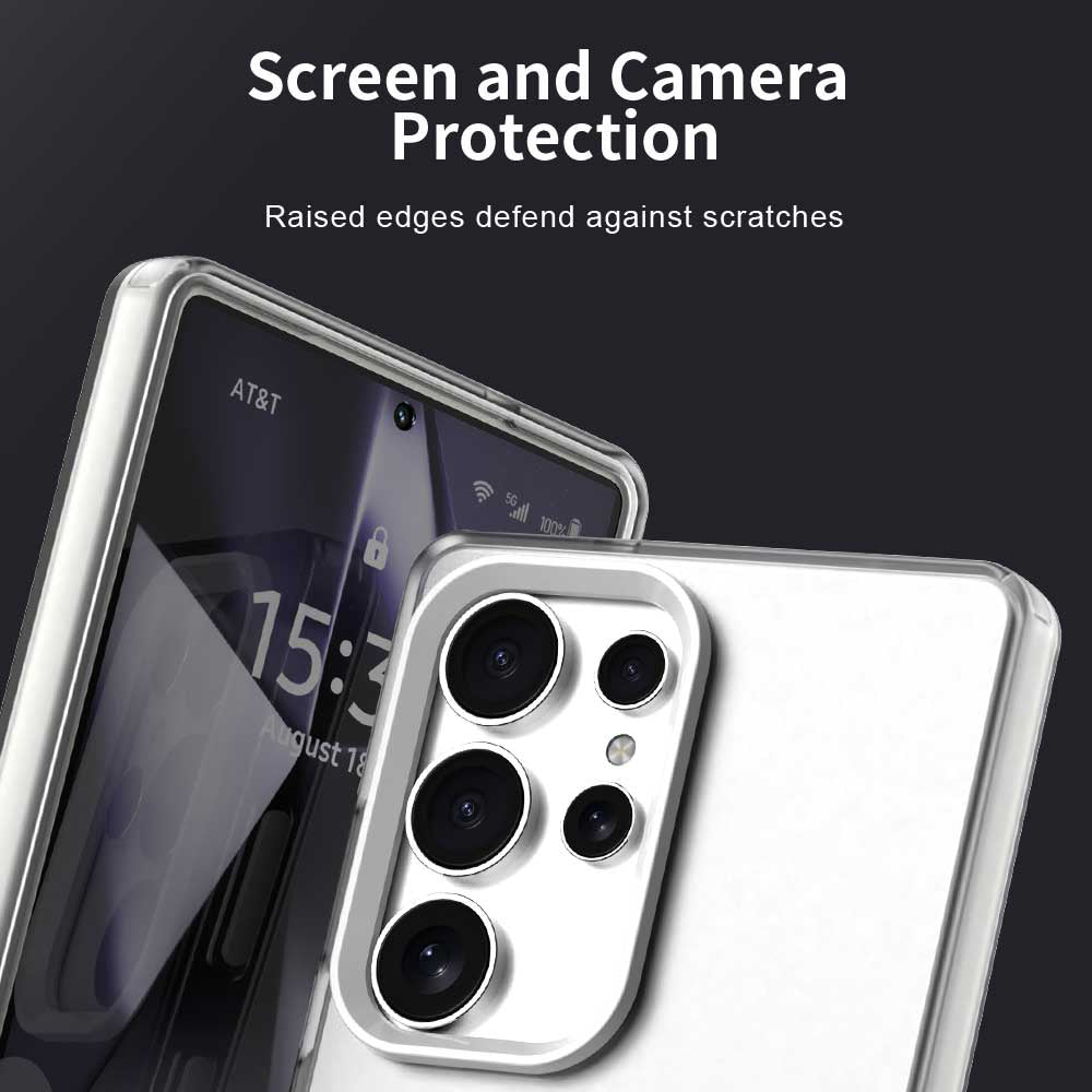 Husa de protectie Techsuit CandyCase MagSafe compatibil cu Samsung Galaxy S25 Ultra, Alb