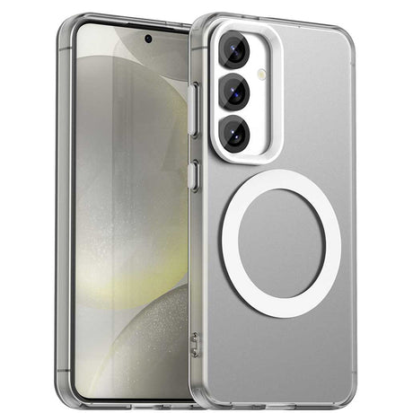Husa de protectie Techsuit CandyCase MagSafe compatibil cu Samsung Galaxy S24 / S25, Alb