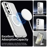 Husa de protectie Techsuit CandyCase MagSafe compatibil cu Samsung Galaxy S24 / S25, Alb