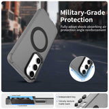 Husa de protectie Techsuit CandyCase MagSafe compatibil cu Samsung Galaxy S24 Plus / S25 Plus, Negru