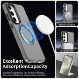 Husa de protectie Techsuit CandyCase MagSafe compatibil cu Samsung Galaxy S24 Plus / S25 Plus, Negru