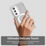 Husa de protectie Techsuit CandyCase MagSafe compatibil cu Samsung Galaxy S23, Alb